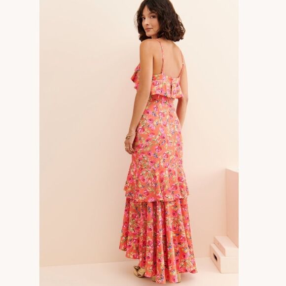 Anthropologie Keepsake Tiered Maxi Dress Size XS - Picture 4 of 7